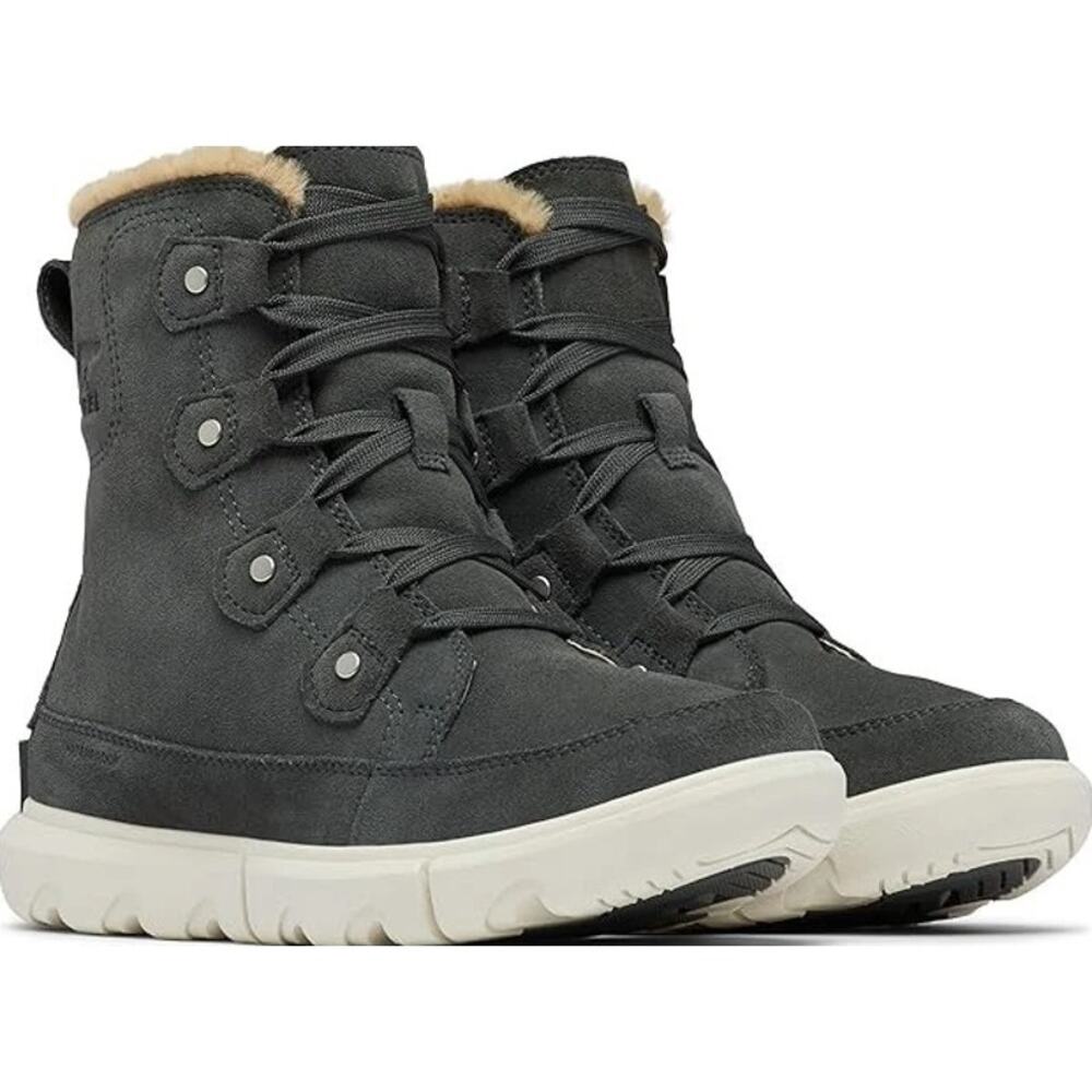 Sorel Explorer Next Joan Classic Waterproof Winter Boots Grey US 10